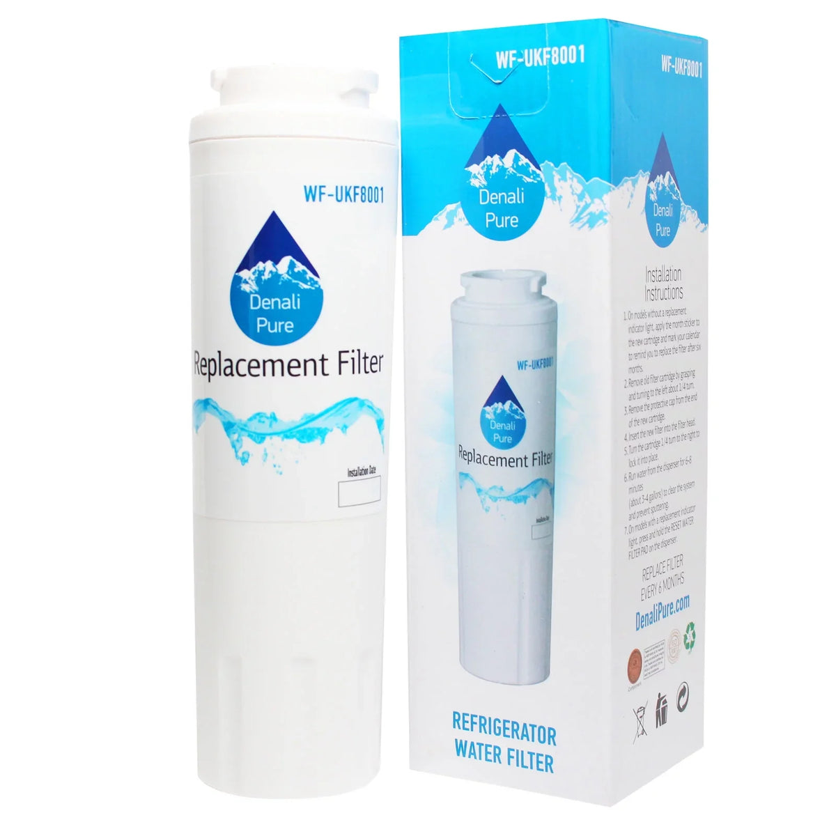 3-Pack Replacement for Amana  Refrigerator Water Filter - Compatible with Amana  Fridge Water Filter Cartridge