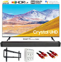 Samsung  65"  4K Ultra  Smart   (2020 Model) with Deco Gear Home Theater Soundbar, Wall Mount Accessory Kit and  Cable Bundle ( 65TU8000 65 Inch )