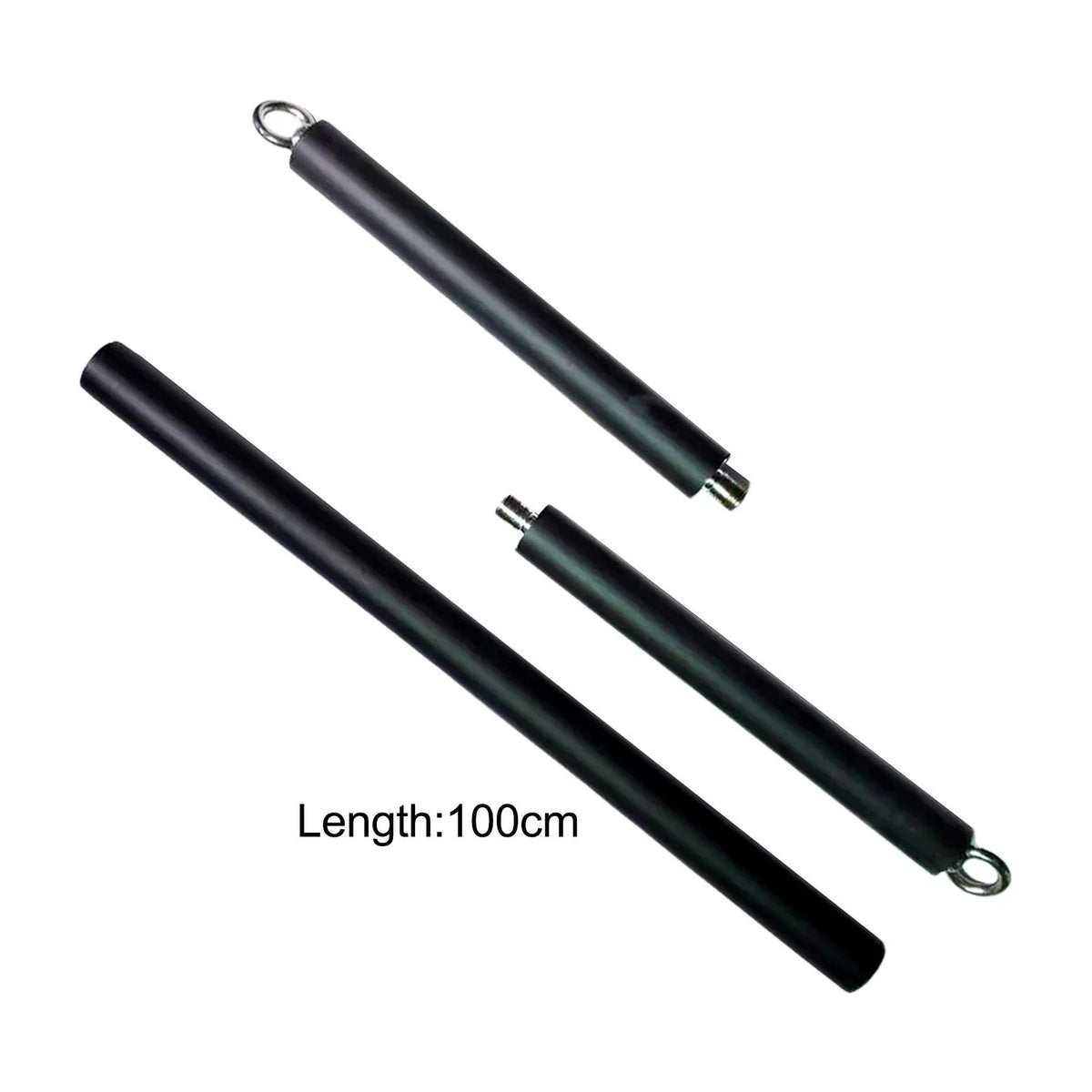 Pull Down Bar Cable Machine Attachment Bar for Workout Back Arm Home Gym 3 Sections 100cm