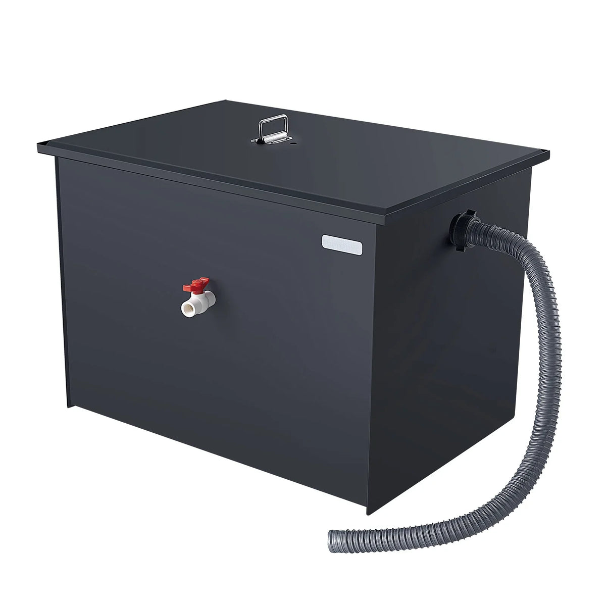Commercial Grease Interceptor 40LBS Trap Waste Carbon Steel Water Filter