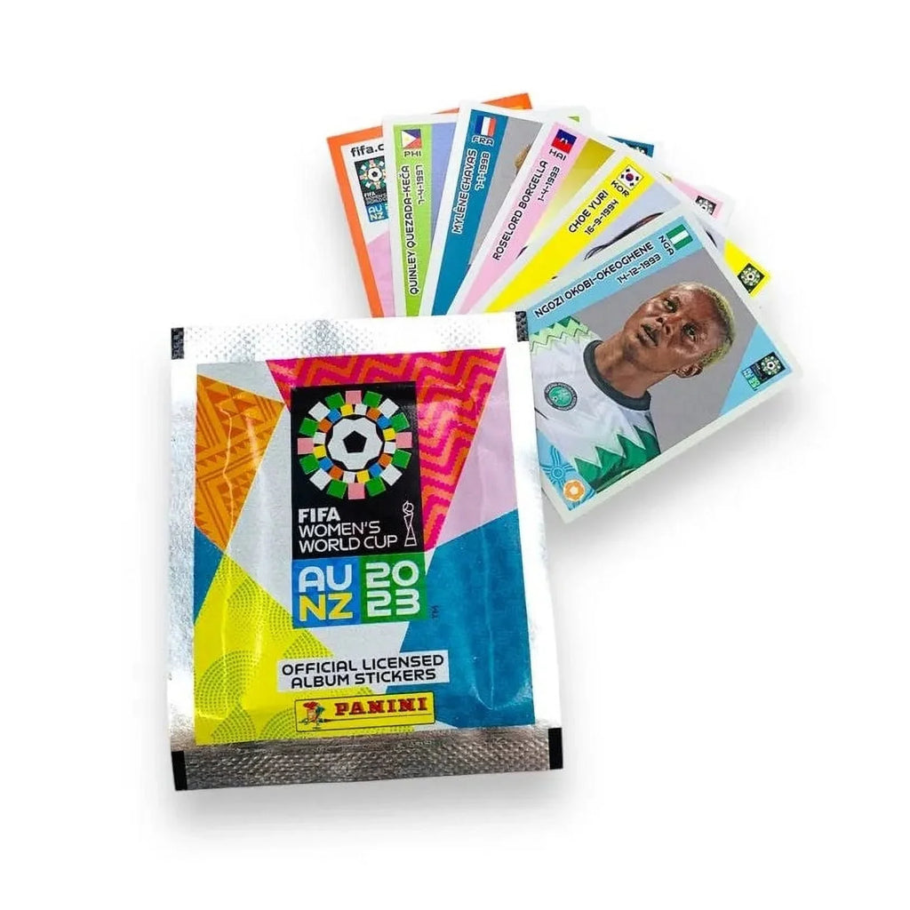 2023 Panini Women's  World Cup Stickers - Mega Starter Pack (Album + 51 Stickers)