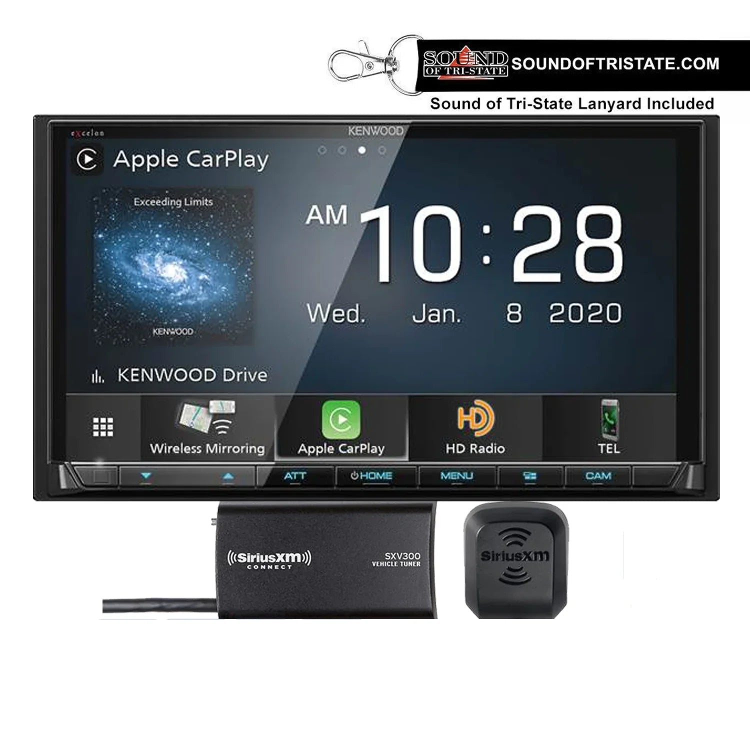 Kenwood  6.95" Digital Receiver with SiriusXM
