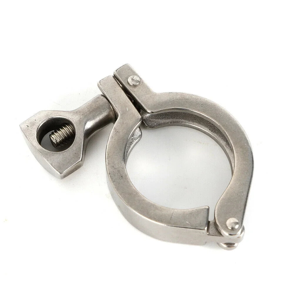 10PCS Stainless Steel Quick-loading Clamp for Machine Tools，Ships, Sewage Treatment Water Oil Gas for Soft or Hard Pipe Links