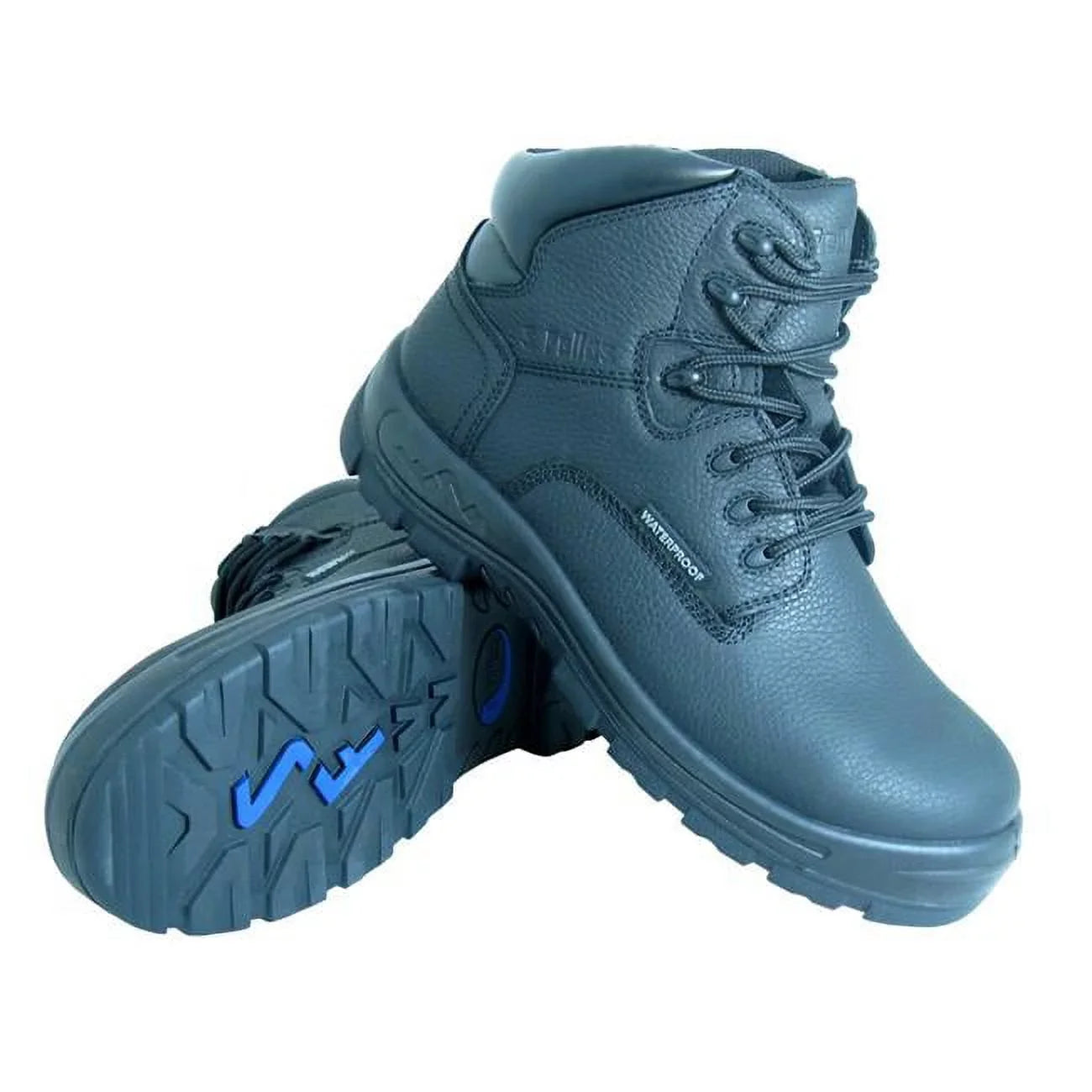 Men's Poseidon Comp Toe Waterproof 6 in. Hiker Work Boot  Black - Size 7.5