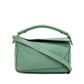 Pre-Owned Authenticated  Medium Puzzle Satchel Calf Leather Green Unisex (Good)