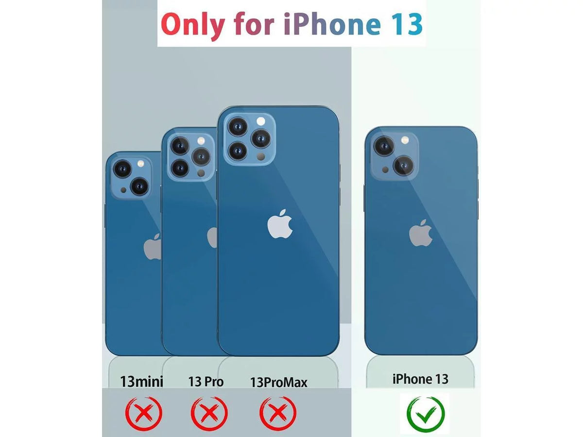 For iPhone 13 Case Waterproof Shockproof Dustproof Full-Body with Built-in Screen Protector,Underwater Full Sealed Cover Protective for iPhone 13 6.1 inch