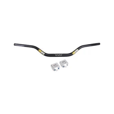 Tusk Universal Big Bar Clamp and Bar Kit ProTaper  Windham / Mid Bend Black for Yamaha  1976-1979