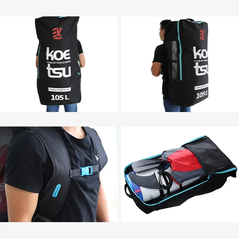 80L/ 105L Travel for Inflatable Paddleboard Board Carrying Bag Shoulder