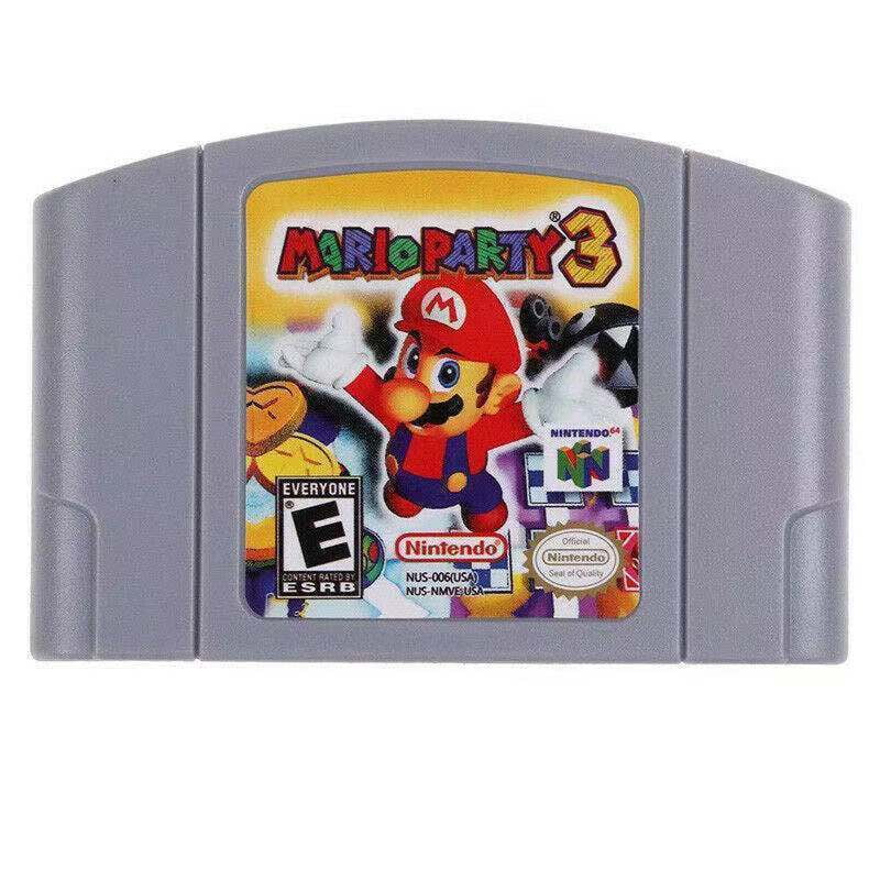 Super Mario 64 Party  Video Game Cartridge Console Card For Nintendo