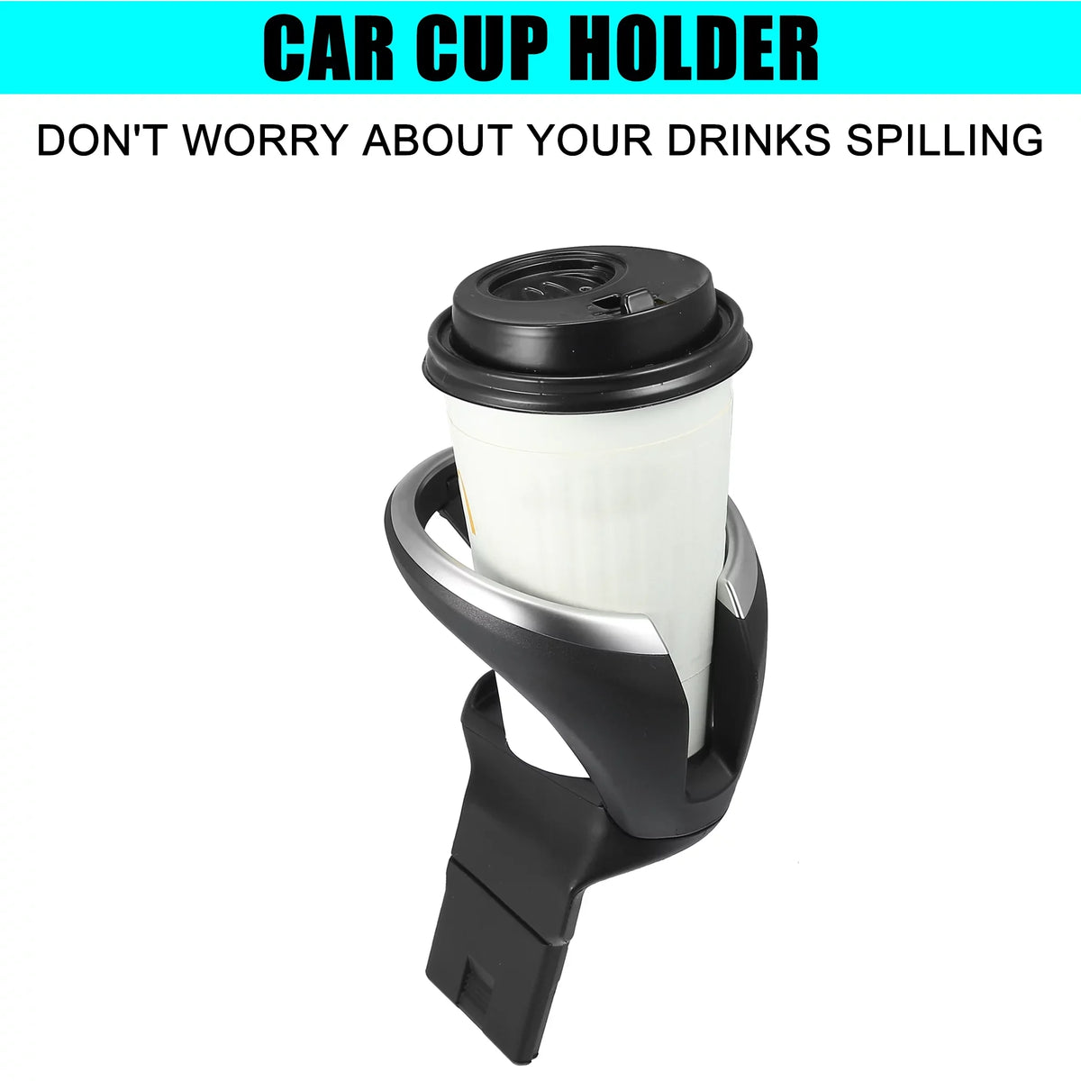 Car Cup Holder Bottle Drink Water Beverage Cupholder Front Seat Center Console Cup Holders Black for  51160443082