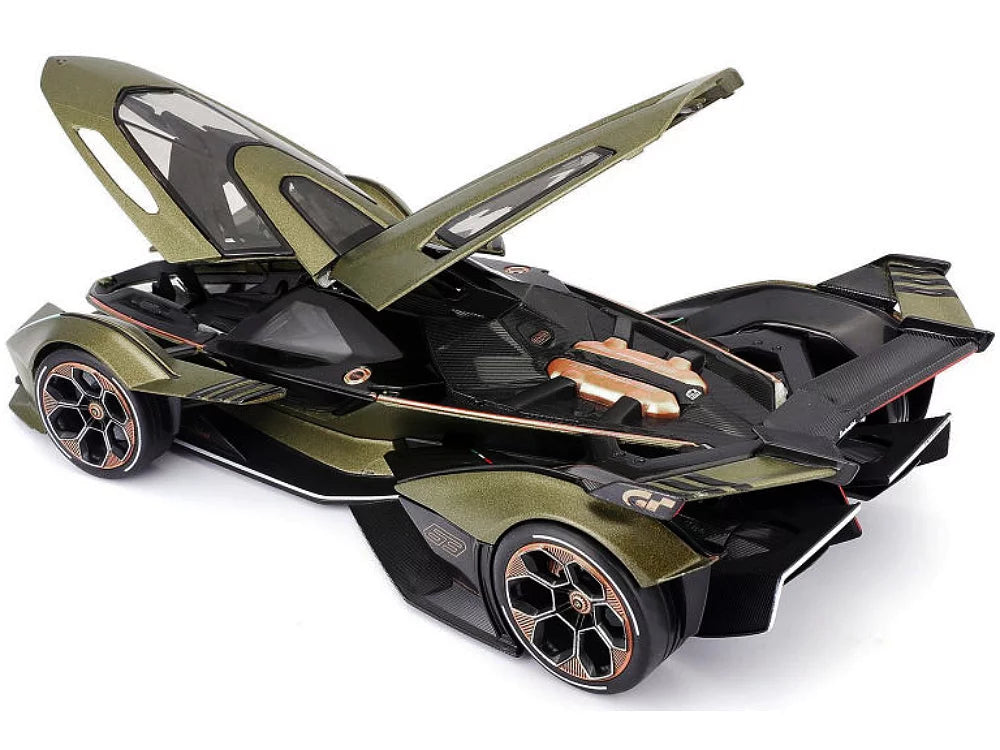 Lamborghini  Vision Gran Turismo Matt Green Metallic 1/18 Diecast Model Car by Maisto