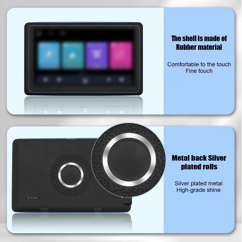 Pinnaco Car Stereo,Receiver 7'' 720P 5.0  Compatible Auto   Camera Dual Car Stereo Car Audio 5.0 Compatible  Player Dual  12 Portable Car Compatible Android Nebublu 720P Car Portable
