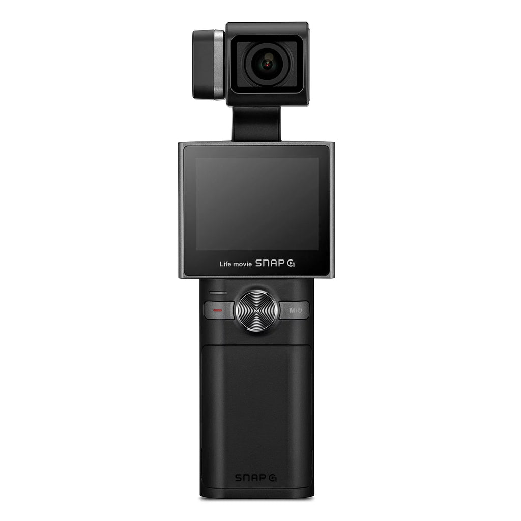 Thinkware - Creator Package Handheld 3-Axis Video Gimbal Stabilizer 4K Camera Vlog Influencer 60FPS 133.9° Wide Angle 2"  Touchscreen Live Stream Replaceable Battery  Track Face  Zoom