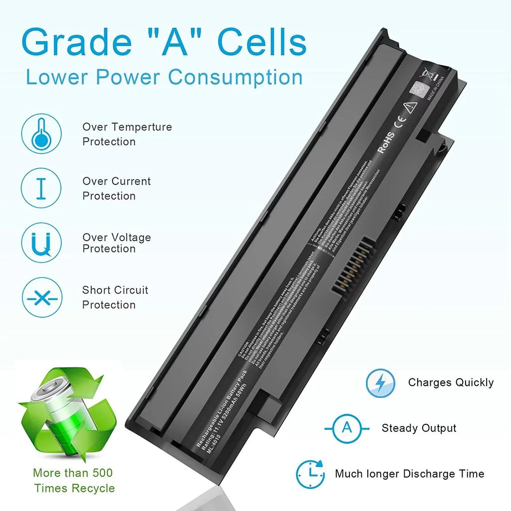 Battery  for Dell Inspiron 13R 14R 17R    fits 04YRJH