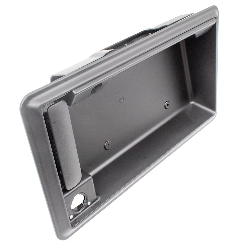 Brock Replacement Rear Back Door Outside Textured Passengers Handle w/ License Plate Bracket Compatible with 09-14 -Series Econoline Van w/ Camera 9C2Z15434A20BA