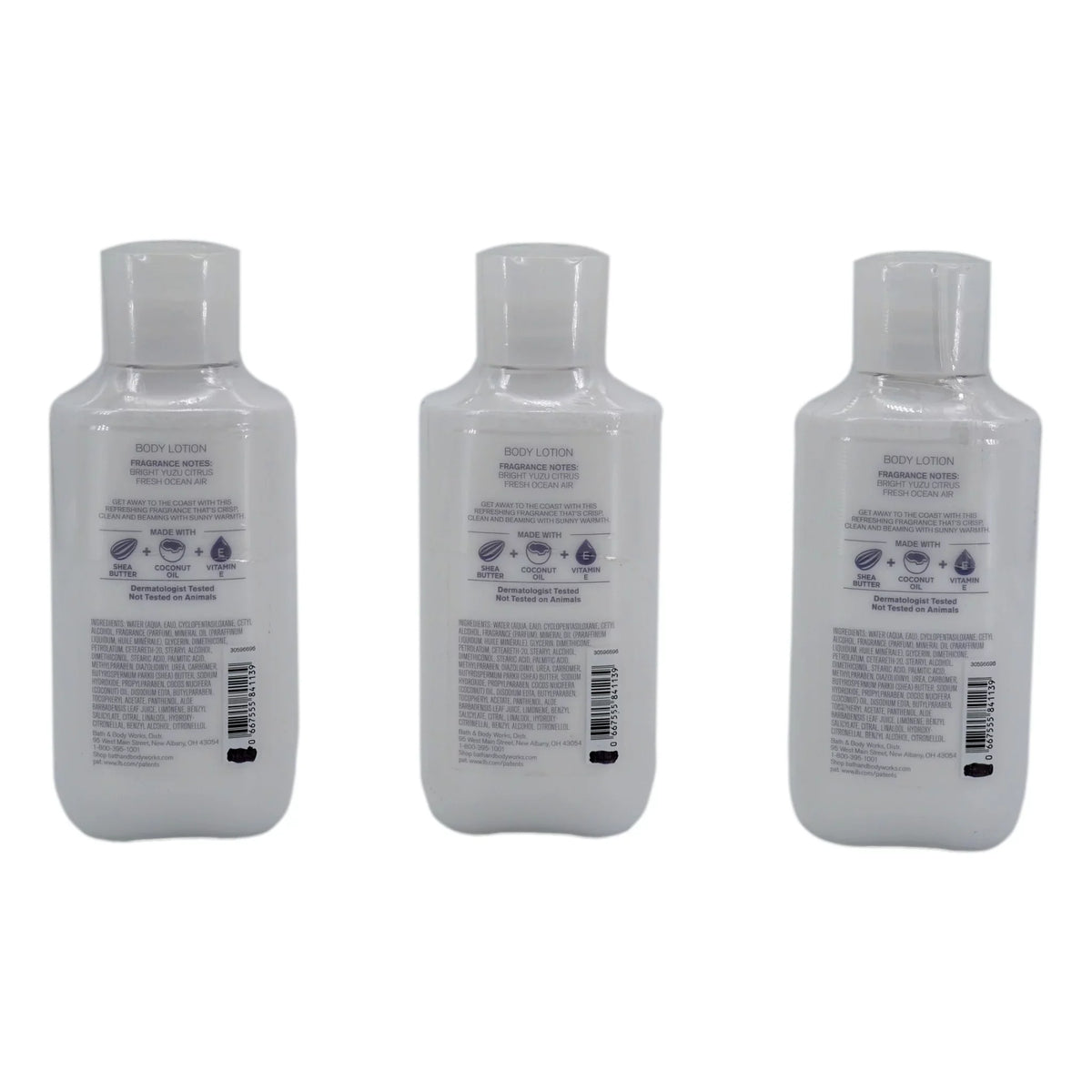 Fresh Getaway Body Lotion (3 Pack, 8 oz ea) Super Smooth 24 Hour Moisture Body Lotion With Shea Butter Vitamin  Coconut Oil Dermatologist Tested