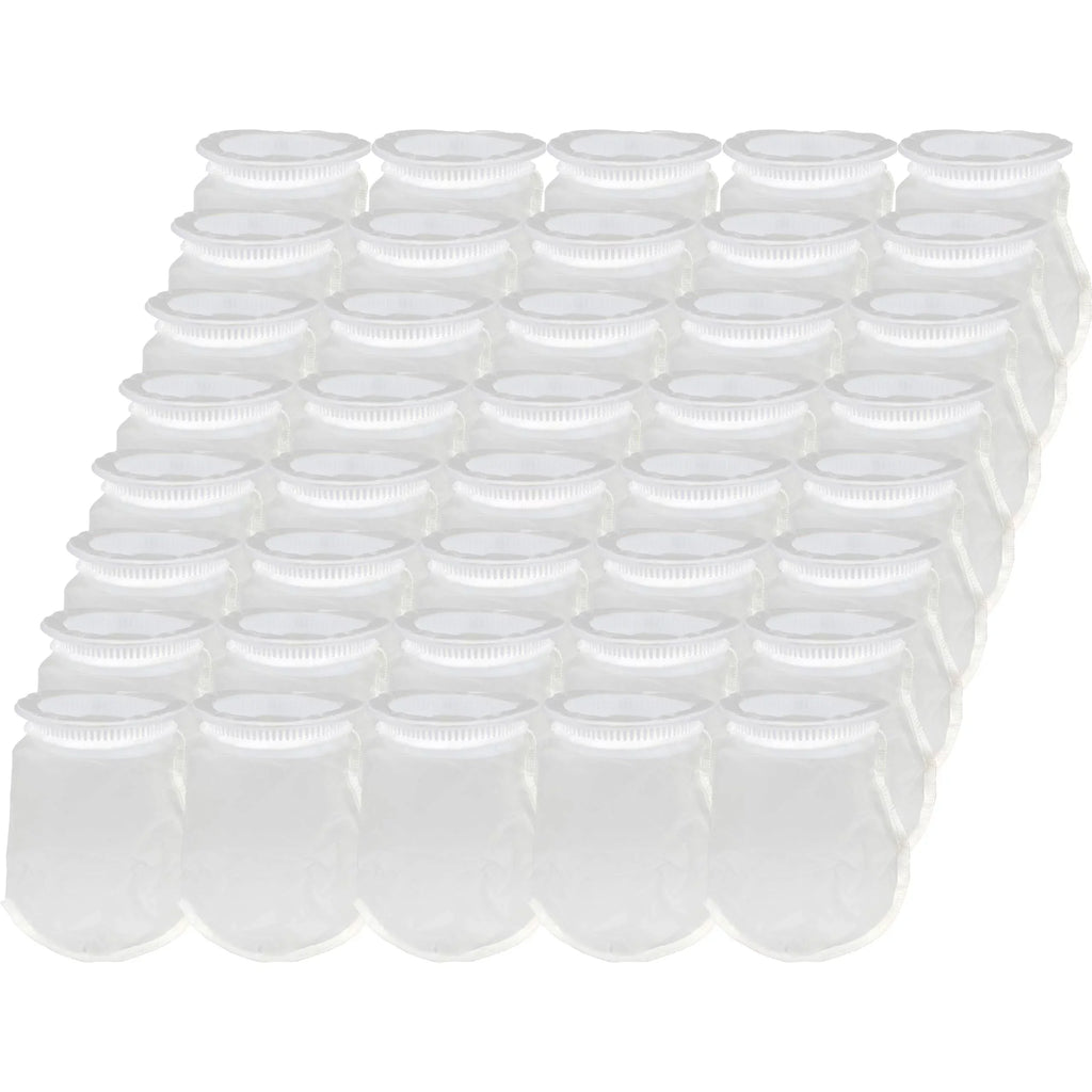SpiroPure --410-100 100 Micron #3 (10”) Woven Nylon Monofilament Mesh Liquid Bag Filter -410-100 255009-03 (Case of 40)