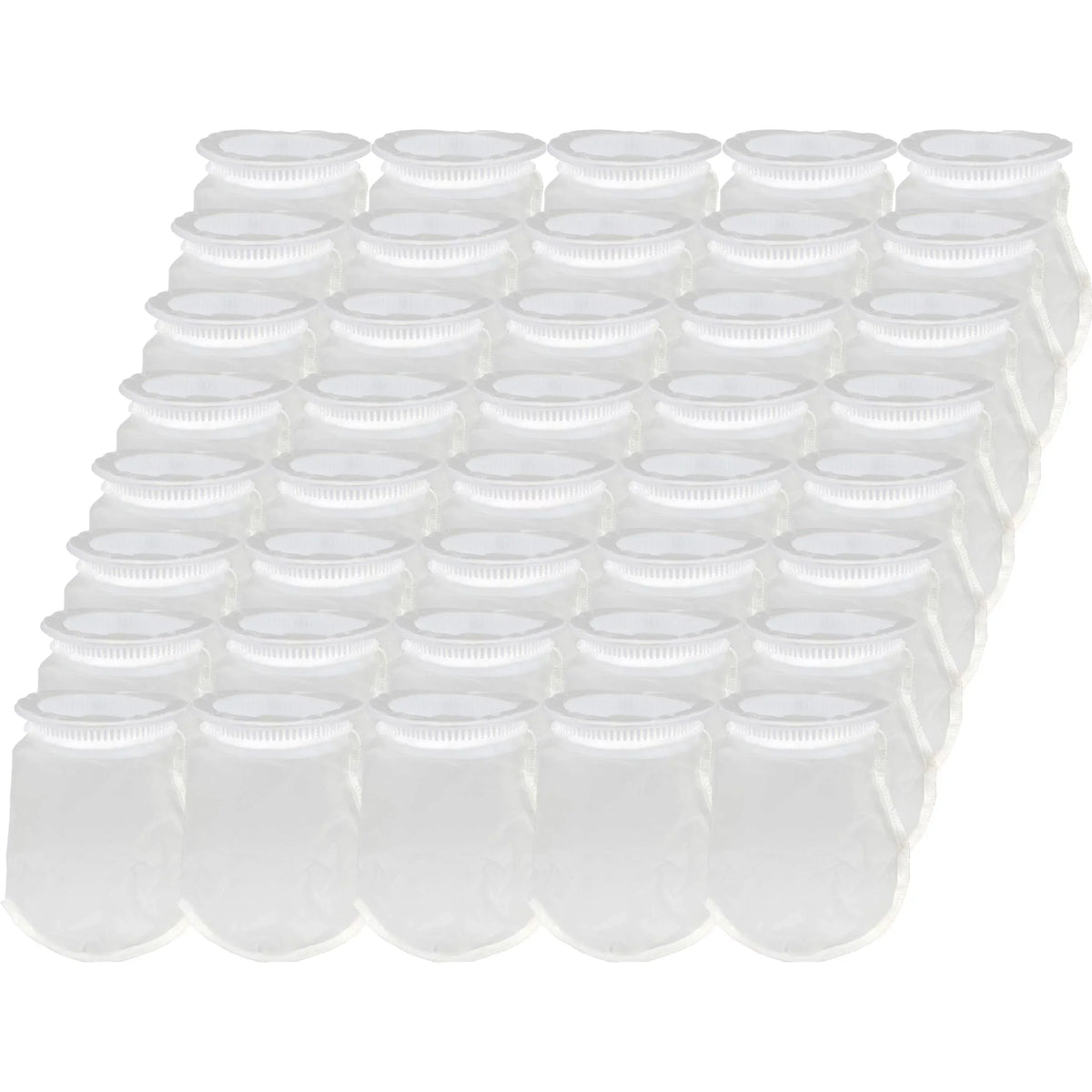 SpiroPure --410-100 100 Micron #3 (10”) Woven Nylon Monofilament Mesh Liquid Bag Filter -410-100 255009-03 (Case of 40)