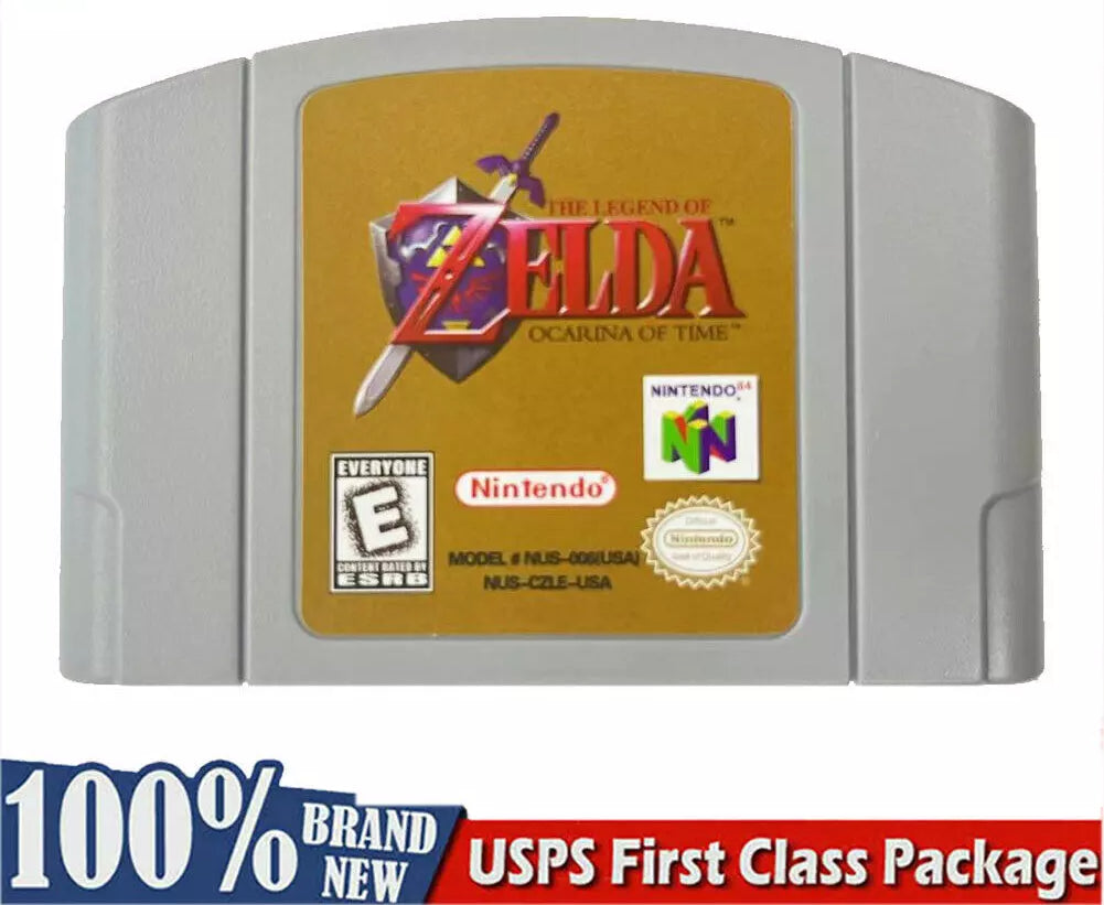 Legend of Zelda Ocarina of Time Game Box for Nintendo  Console -