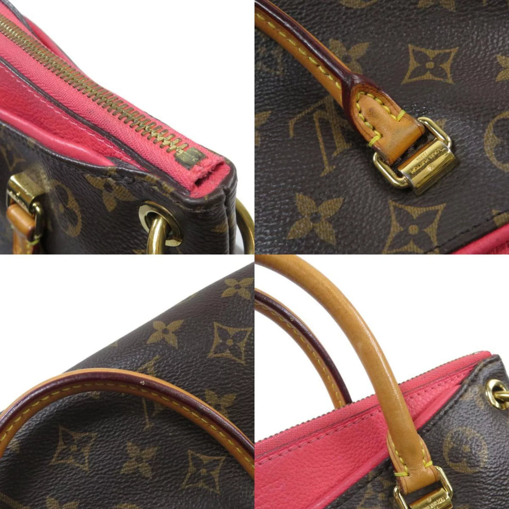 Pre-Owned Louis Vuitton  Pallas  Monogram Handbag Canvas Ladies (Good)