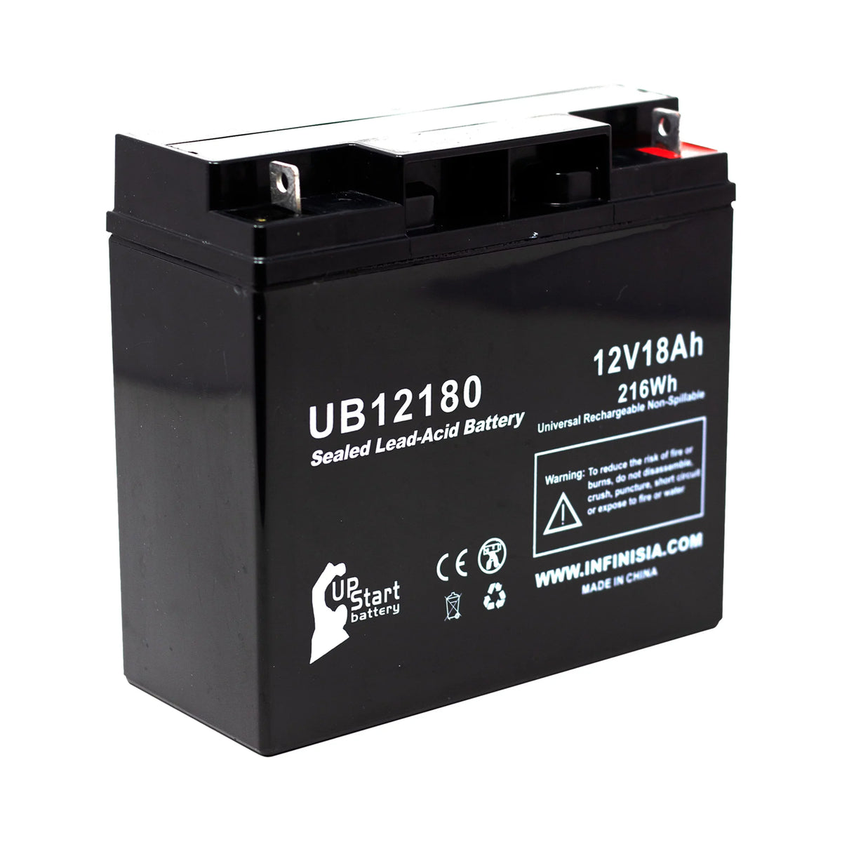 Compatible     Battery - Replacement  Universal Sealed Lead Acid Battery (12V, 18Ah, 18000mAh,  Terminal, , )