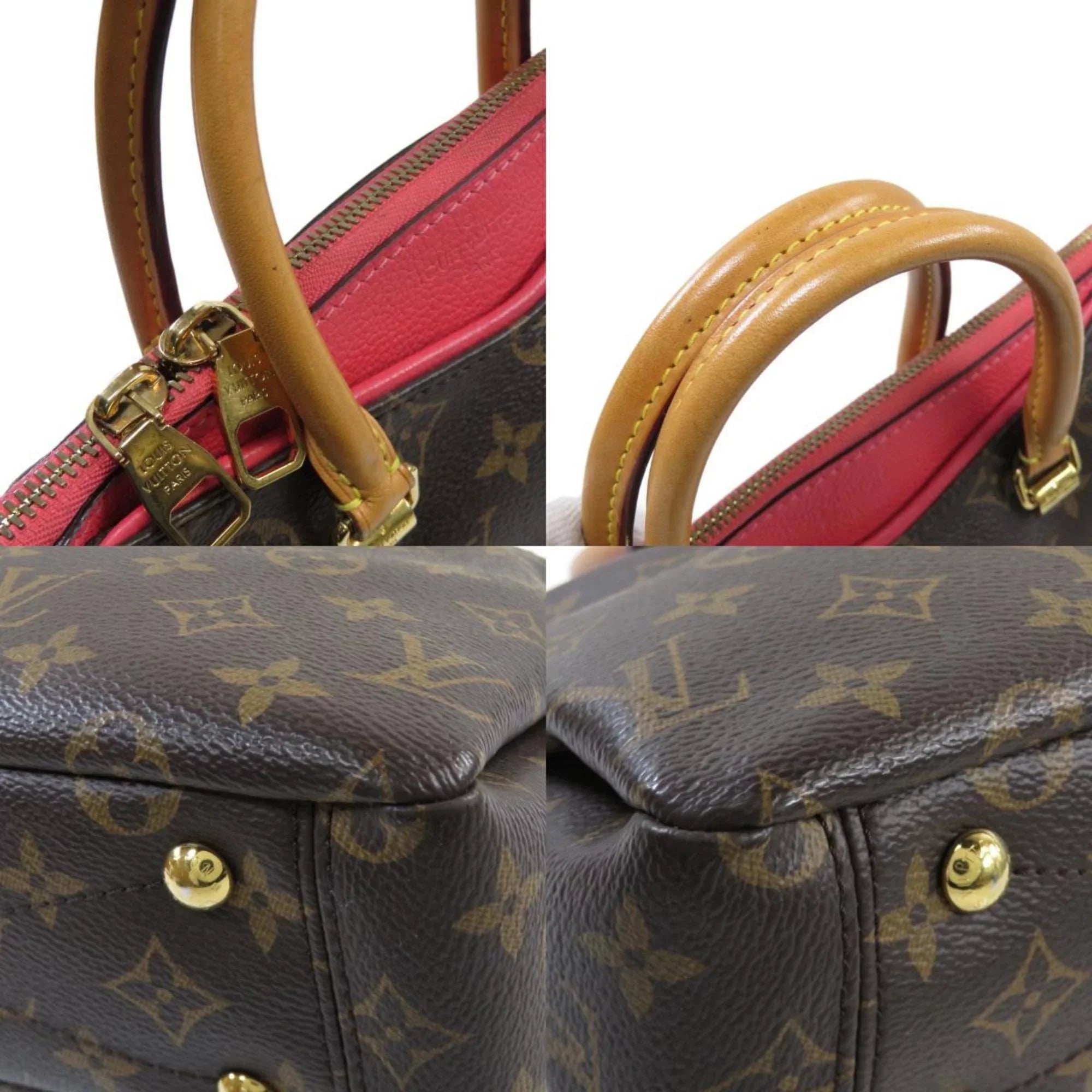 Pre-Owned Louis Vuitton  Pallas  Monogram Handbag Canvas Ladies (Good)