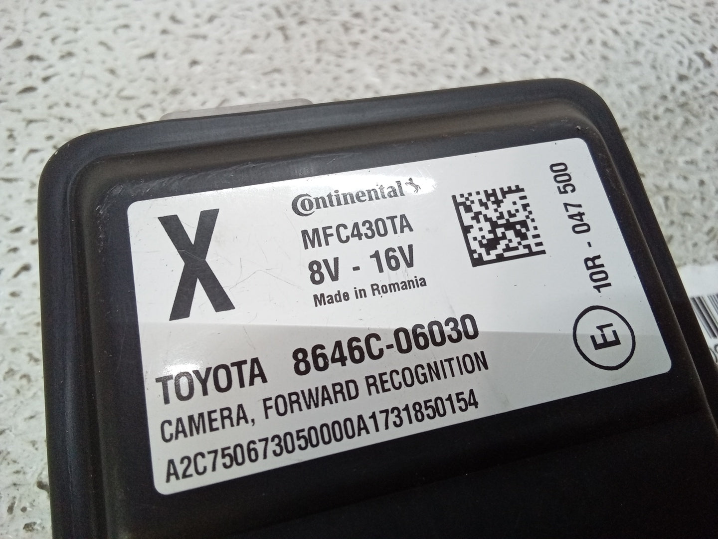 Pre-Owned 2018 Toyota Camry Front Lane Departure Warning Camera 8646C-06030  (Good)