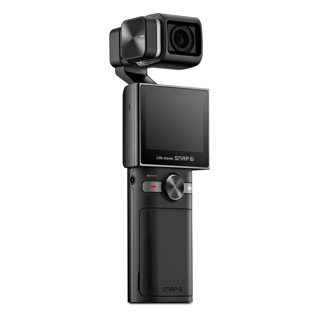 Thinkware - Creator Package Handheld 3-Axis Video Gimbal Stabilizer 4K Camera Vlog Influencer 60FPS 133.9° Wide Angle 2"  Touchscreen Live Stream Replaceable Battery  Track Face  Zoom