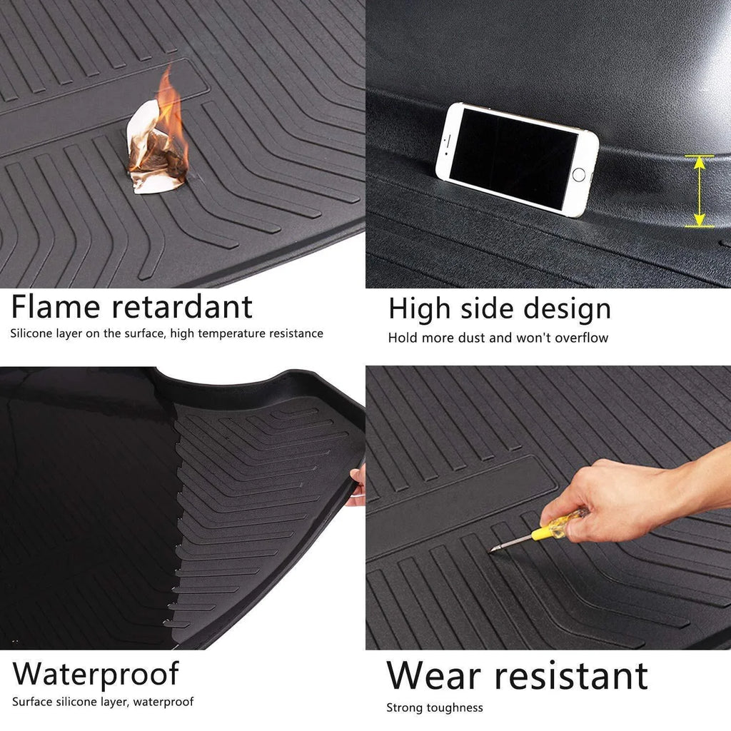 for Jeep Cherokee 2019-2023 Waterproof Custom Carpets Trunk Liner  Cargo Mats