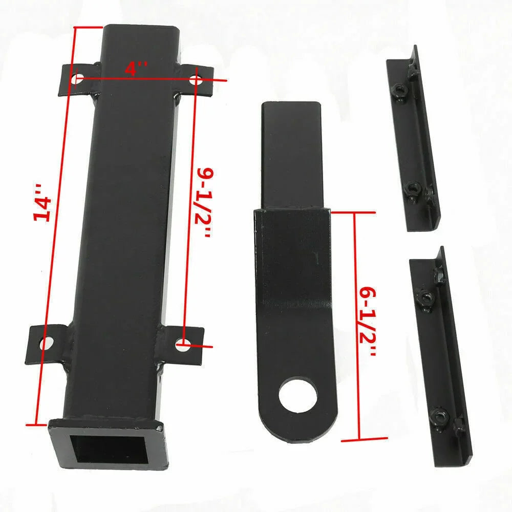 Golf Cart Trailer Hitch Receiver 2" Rear Receiver Hitch Kit Club Car  Yamaha Universal Rear Seat Trailer Hitch Receiver