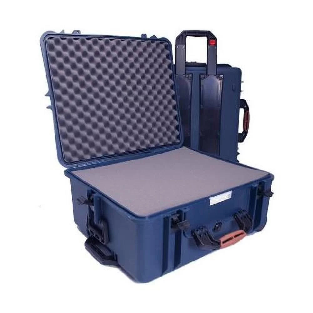 Porta Brace "Safeguard" Waterproof  eXtra Large Field Production Vault, Camcorder Hard Case with Interior "Diced" Foam & Wheels