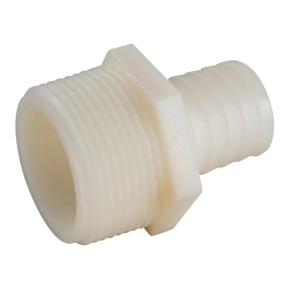 Anderson Metals 5-8 In. Barb x 3-4 In.  Nylon Hose Adapter Pack of 5 53748-1012 452149