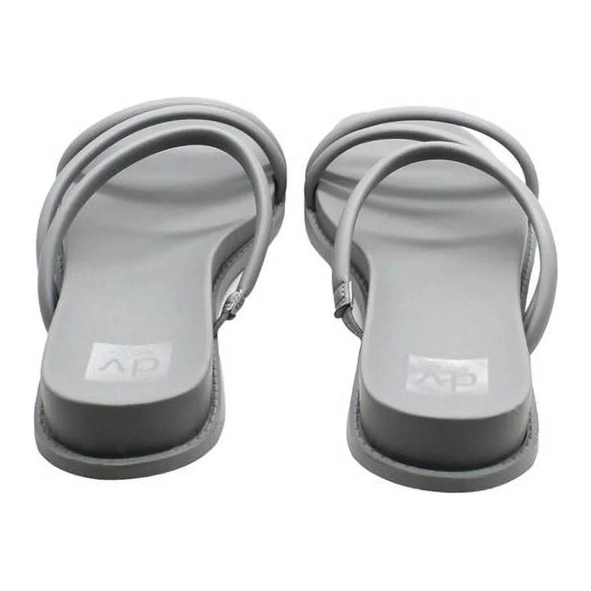 By Dolce Vita Womens Faux Leather Slides Strappy Sandals