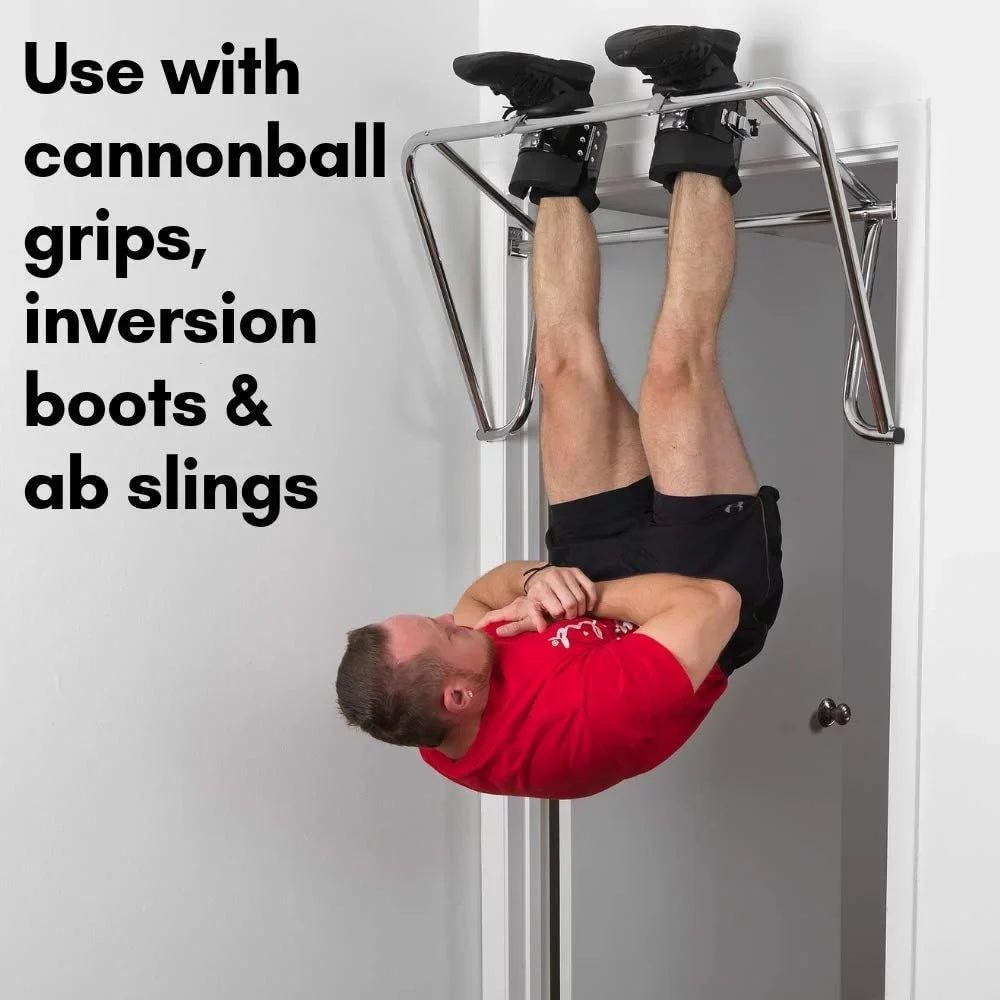 Adjustable Doorway Pull Up Bar, Up Bar For Door Frame, Strength Training Pull-Up Bars, Secure Door Mount, Exercise Bar With 300Lbs Capacity For Home Gym
