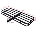Docooler Hitch Mount Cargo Carrier ,Rear Cargo Rack for , Truck, Car,Luggage Basket Rack Fits 2" Receiver