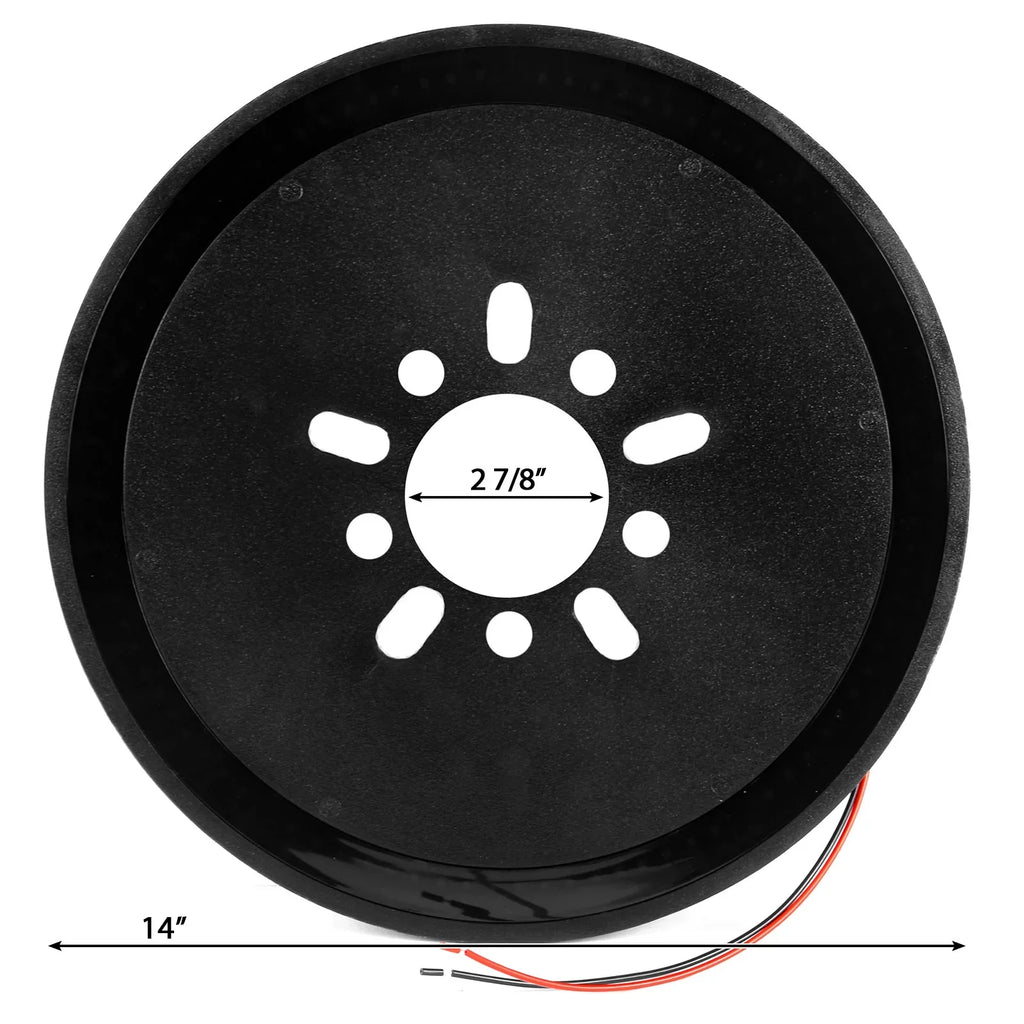 Krator Spare Tire  Wheel Brake Light 3rd Third Brake Lights Compatible with 1987-2021 Jeep Wrangler    (Including Models with a Backup Camera), Red Light