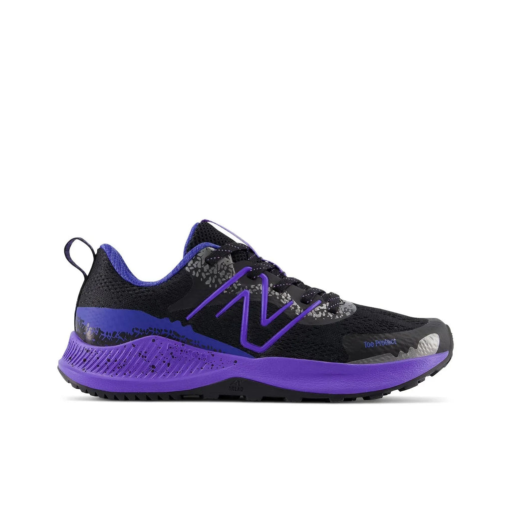 New Balance Dynasoft Nitrel v5 Boys Trail Shoes Color: Black Electric Indigo Size: 5