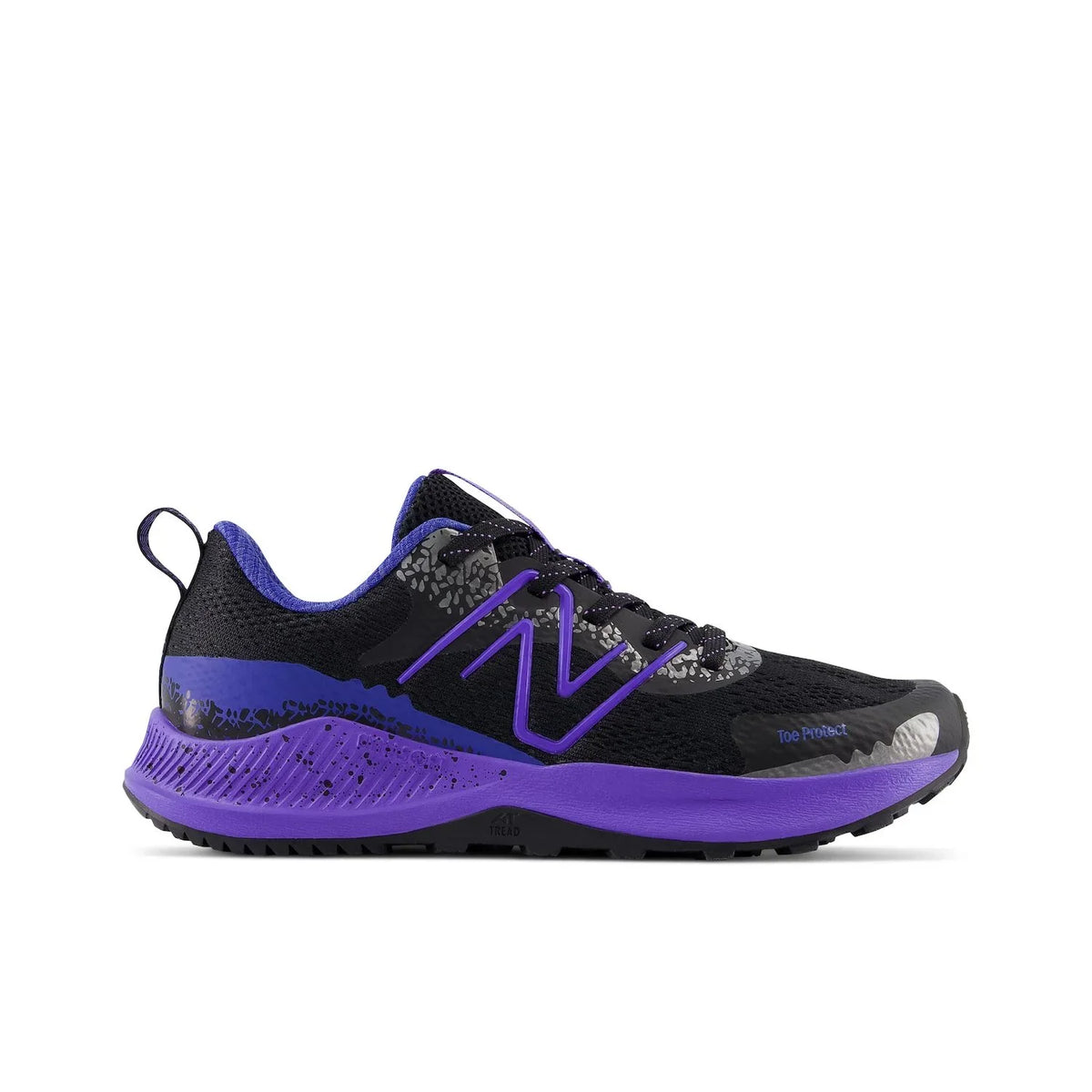New Balance Dynasoft Nitrel v5 Boys Trail Shoes Color: Black Electric Indigo Size: 5