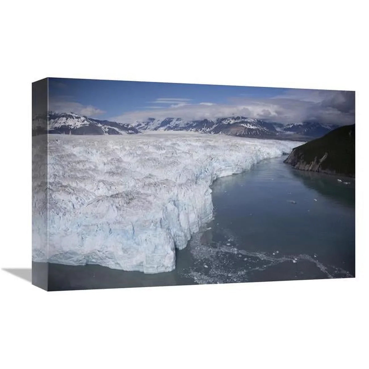12 x 18 in. Hubbard Glacier Encroaching on Gilbert Point, Wrangell-St. Elias National Park, Alaska Art Print - Matthias Breiter