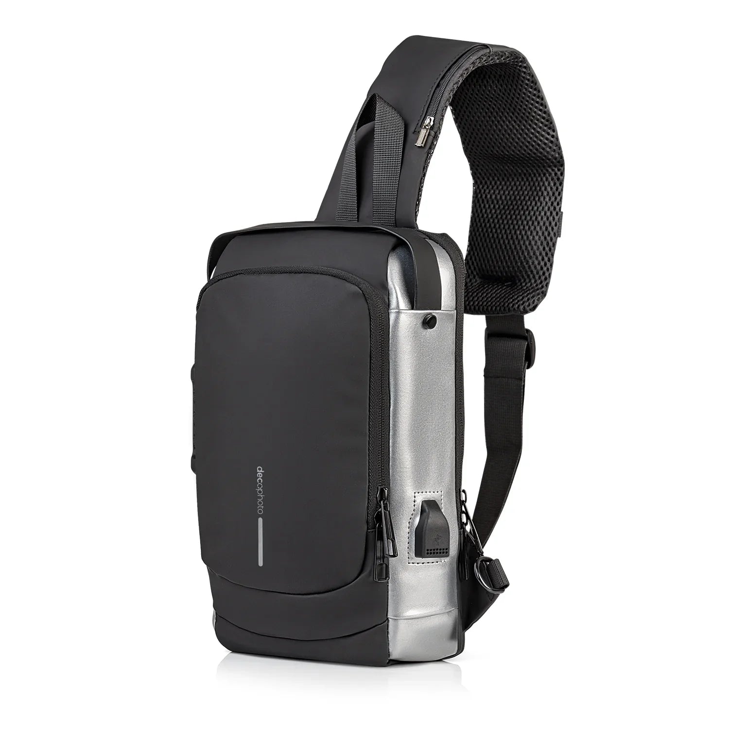 Sony  -Series Portable Wireless Speaker - Black Bundle with Deco Essential Sling Backpack, Anti-Theft Combo Zipper Lock, External  Charging, Waterproof