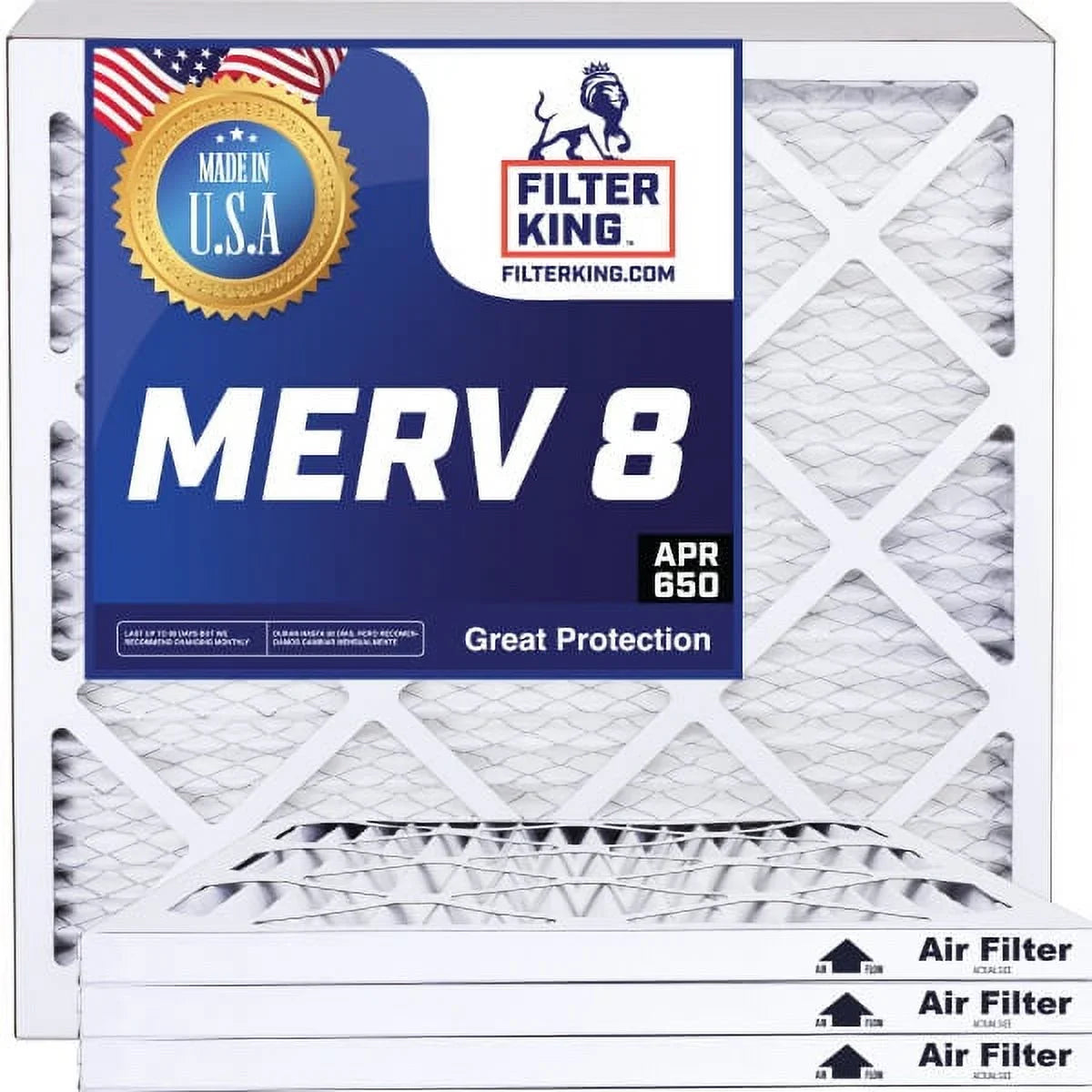 Filter King 7x43.5x1 Air Filter | 4- |  8  Pleated / Furnace Filters |    | Actual Size: 7 x 43.5 x .75"