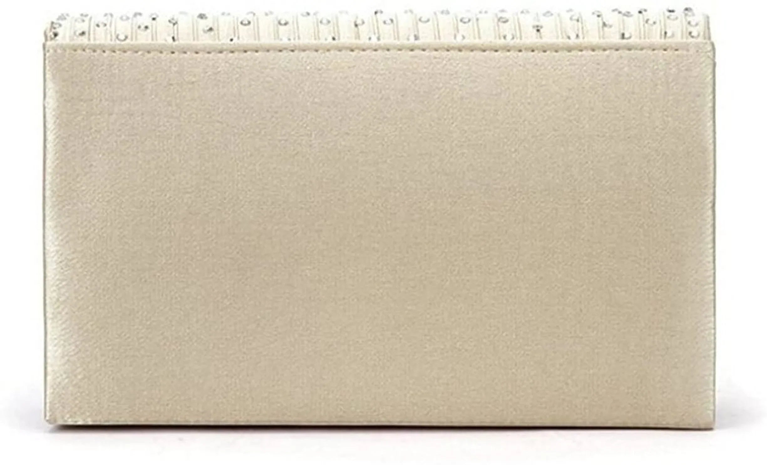 '-Story Women's Rhinestone Satin Frosted Evening Wedding Clutch Bag Handbag Purse