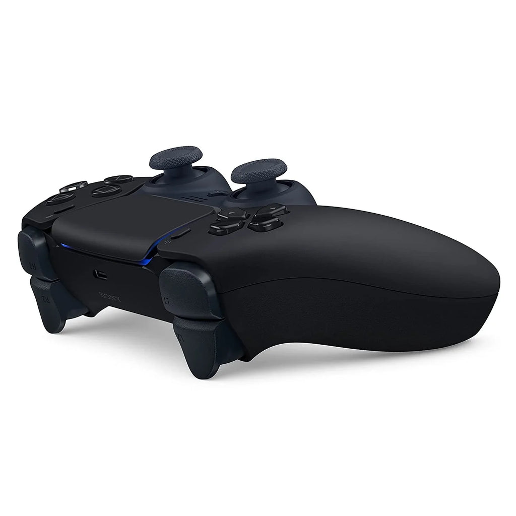 Sony Dual Sense Black Gaming Controller For  Console + Wired Earbuds   Bundle Like New