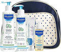 Mustela Hello Baby Care Set Newborn Baby Shampoo, Moisturizer Baby Body Lotion, Baby Massage Oil, Anti Nappy Rash Cream