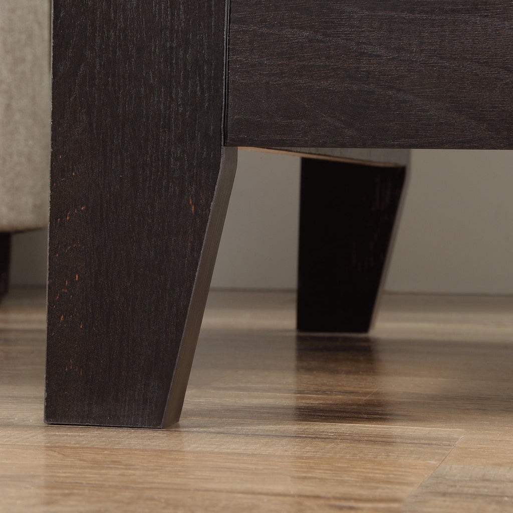 Sauder Dakota Pass End Table, Char Pine Finish