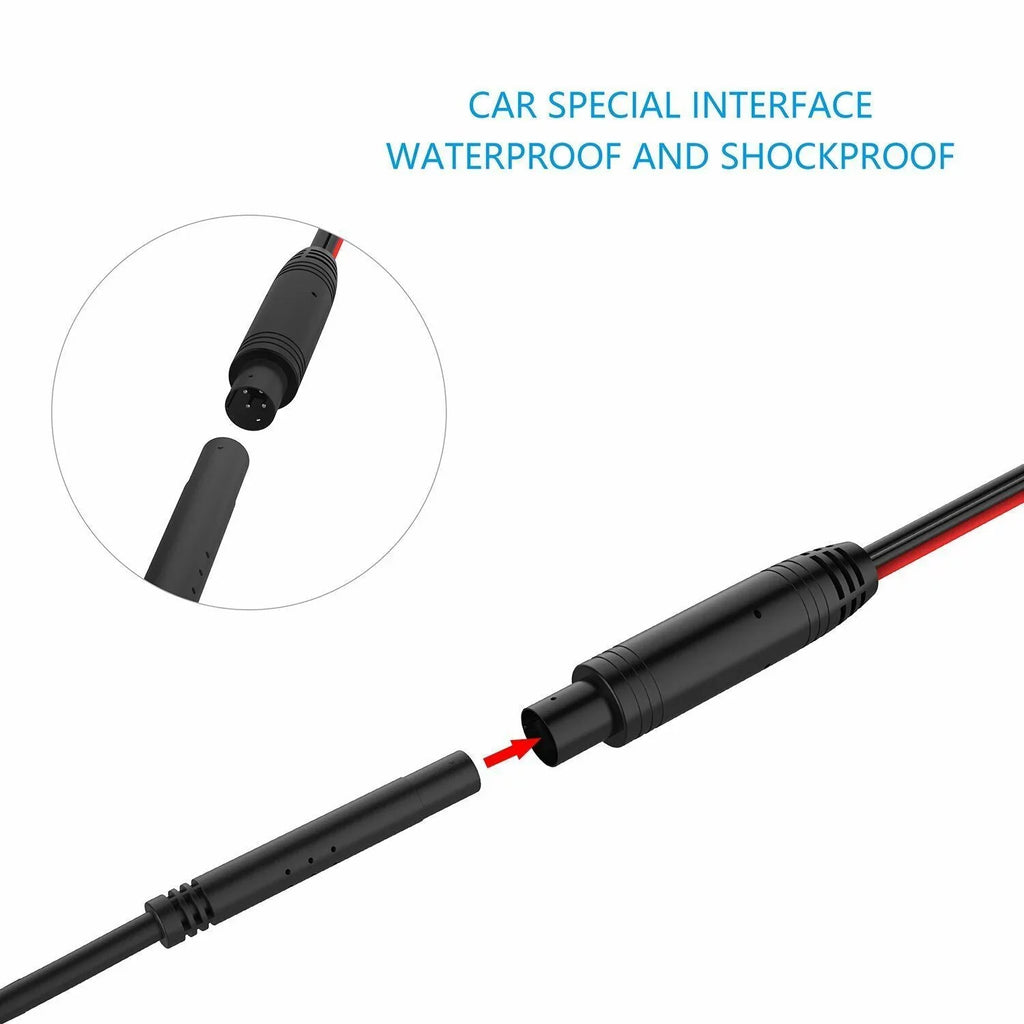 Universal Slim Chrome License Plate  Camera with Wide Viewing Angle