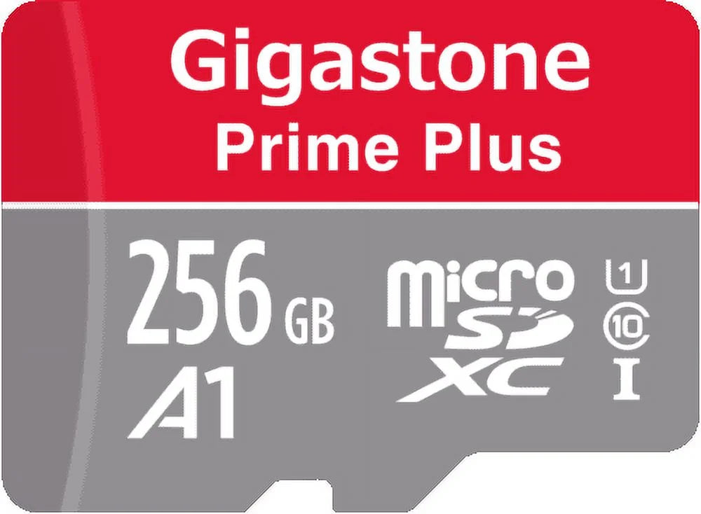 Gigastone 256GB Micro  Card, Switch / GoPro Compatible Memory Card, -