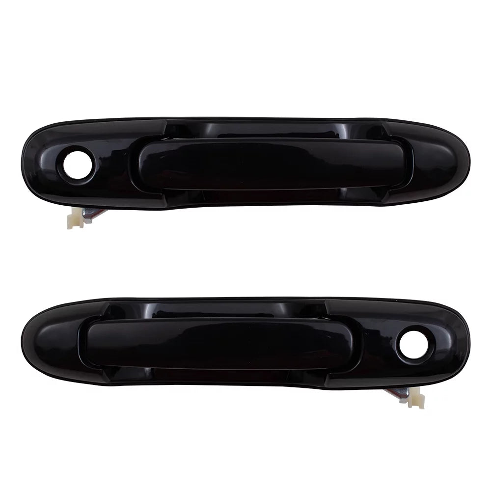 Brock Replacement Pair Set Front Outside Outer Door Handles designed for with 1998-2003 Sienna Van 6922008010C0 6921008010C0