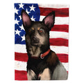 Australian Kelpie American Garden Flag - 11 x 0.01 x 15 in.