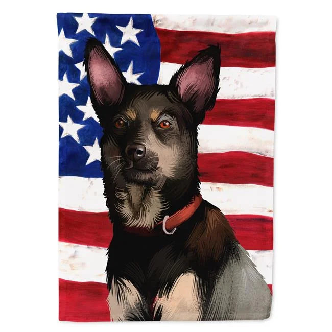 Australian Kelpie American Garden Flag - 11 x 0.01 x 15 in.